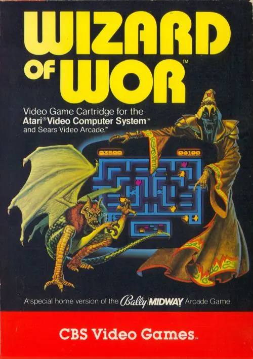 Wizard Of Wor (1982) (CBS Electronics) ROM download