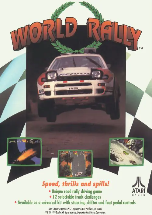 World Rally (Version 1.0, Checksum 0E56) ROM download