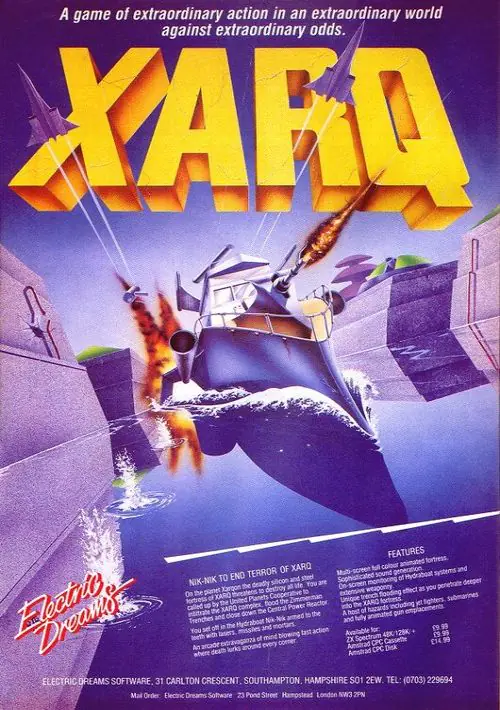 Xarq (1986)(Electric Dreams Software) ROM download