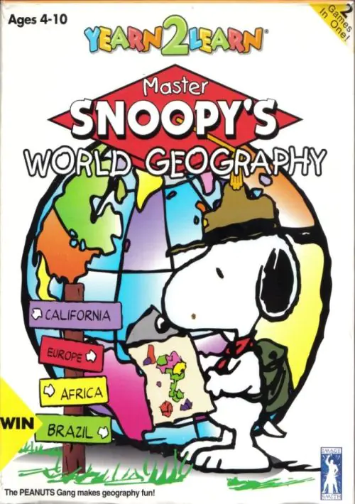 Yearn 2 Learn Master Snoopy's World Geography ROM