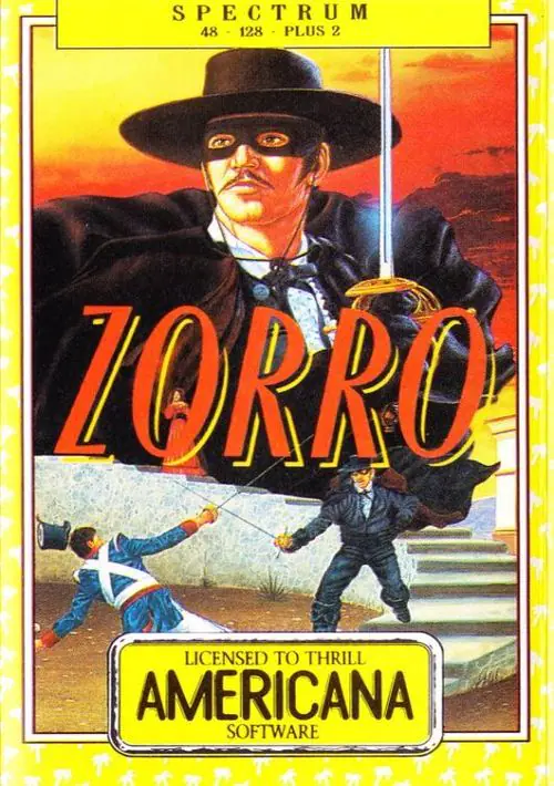 Zorro (1986)(U.S. Gold)[a] ROM download